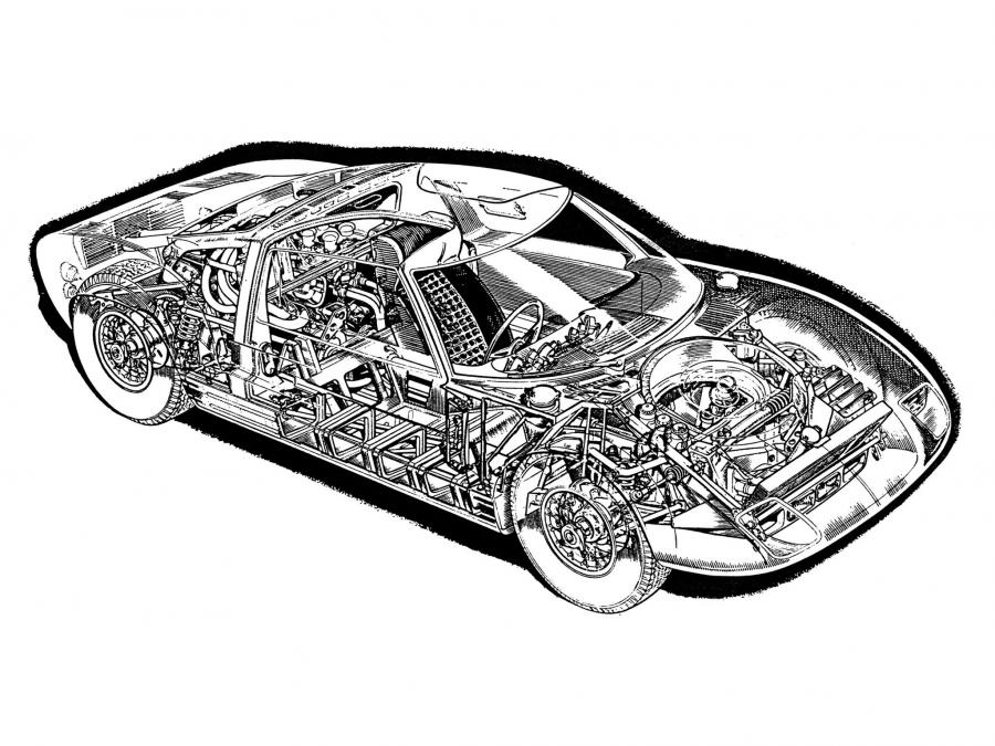 Ford GT40 Concept 1964 года  (фото 4 из 7)